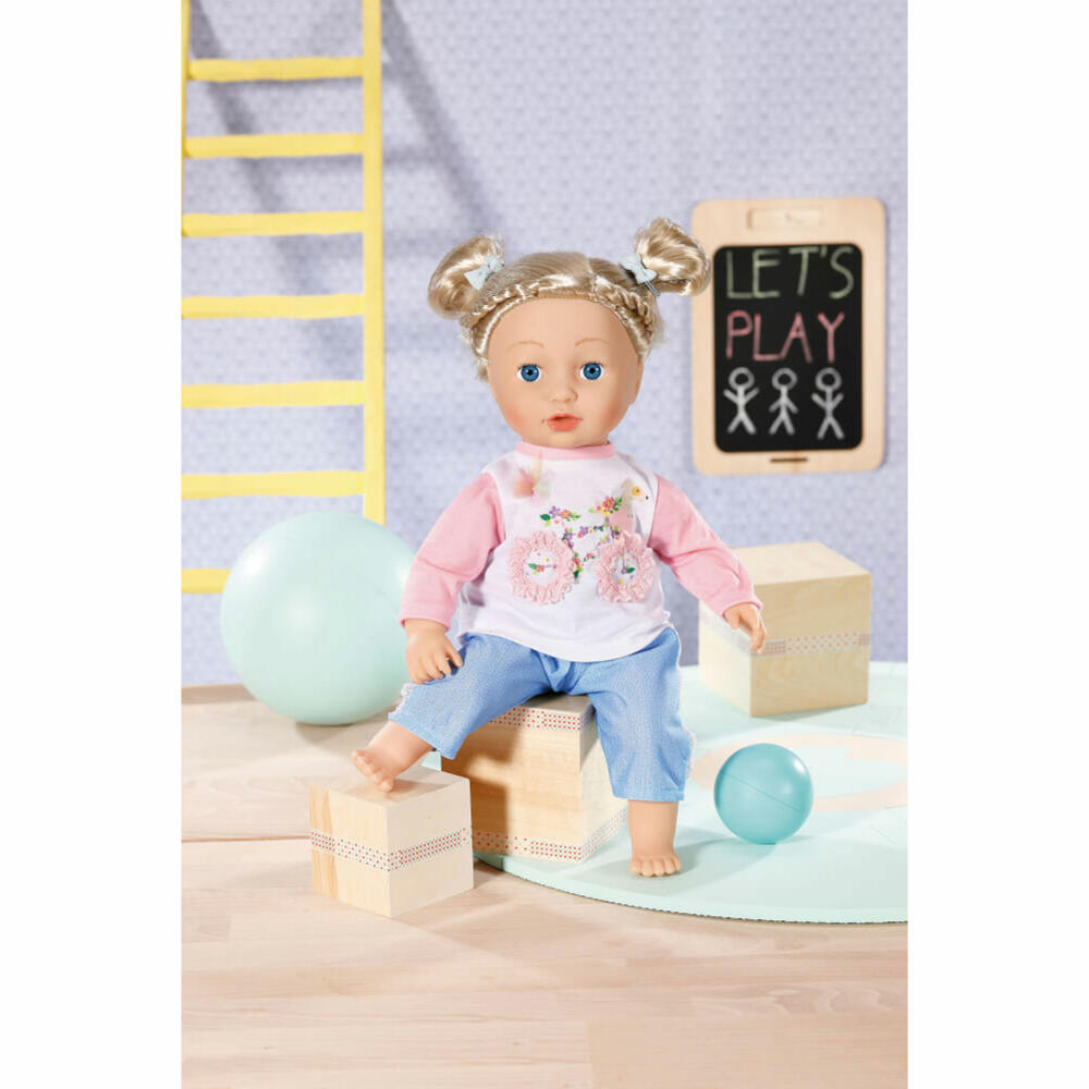 Zapf Creation Dolly Moda Shirt and Pants Bicycle, Doll Clothes, Clothes Doll, 43 cm, 871430