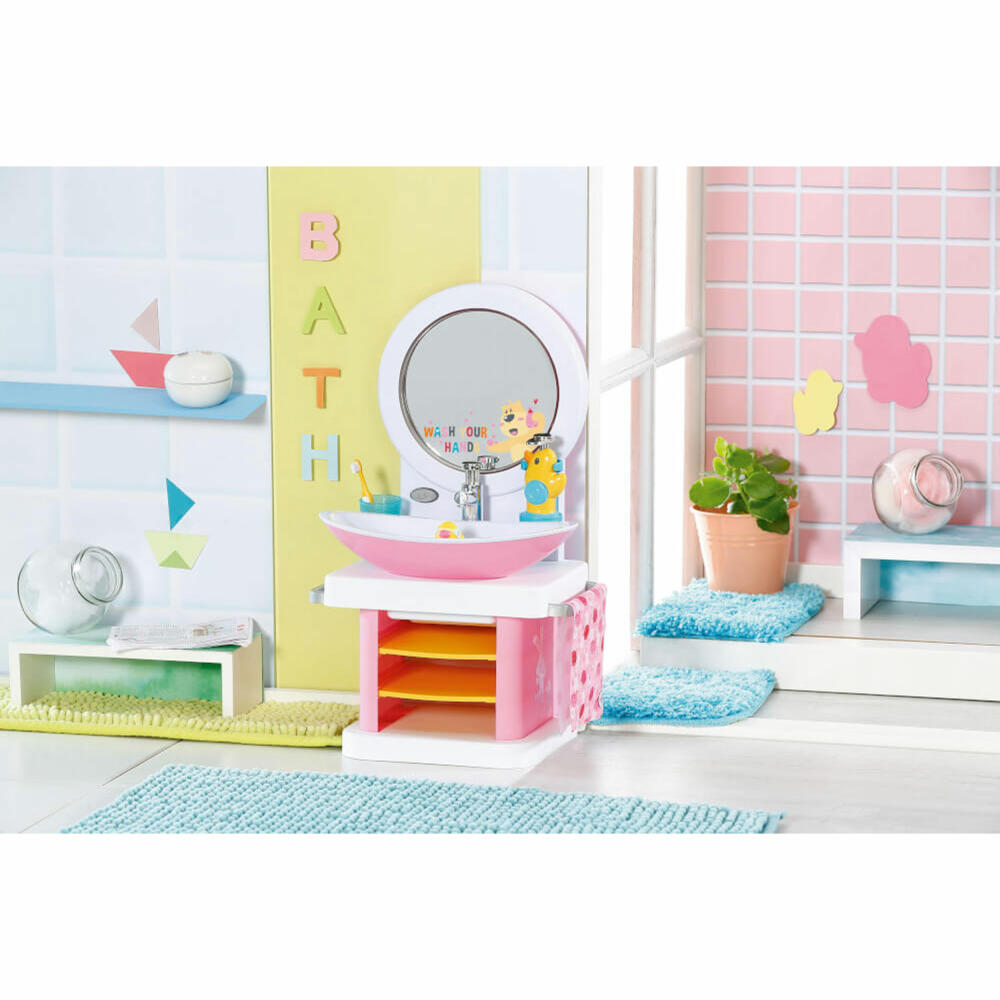 Zapf Creation BABY born Bath Waschtisch, Waschbecken, Puppenzubehör, Puppen Zubehör, 832707