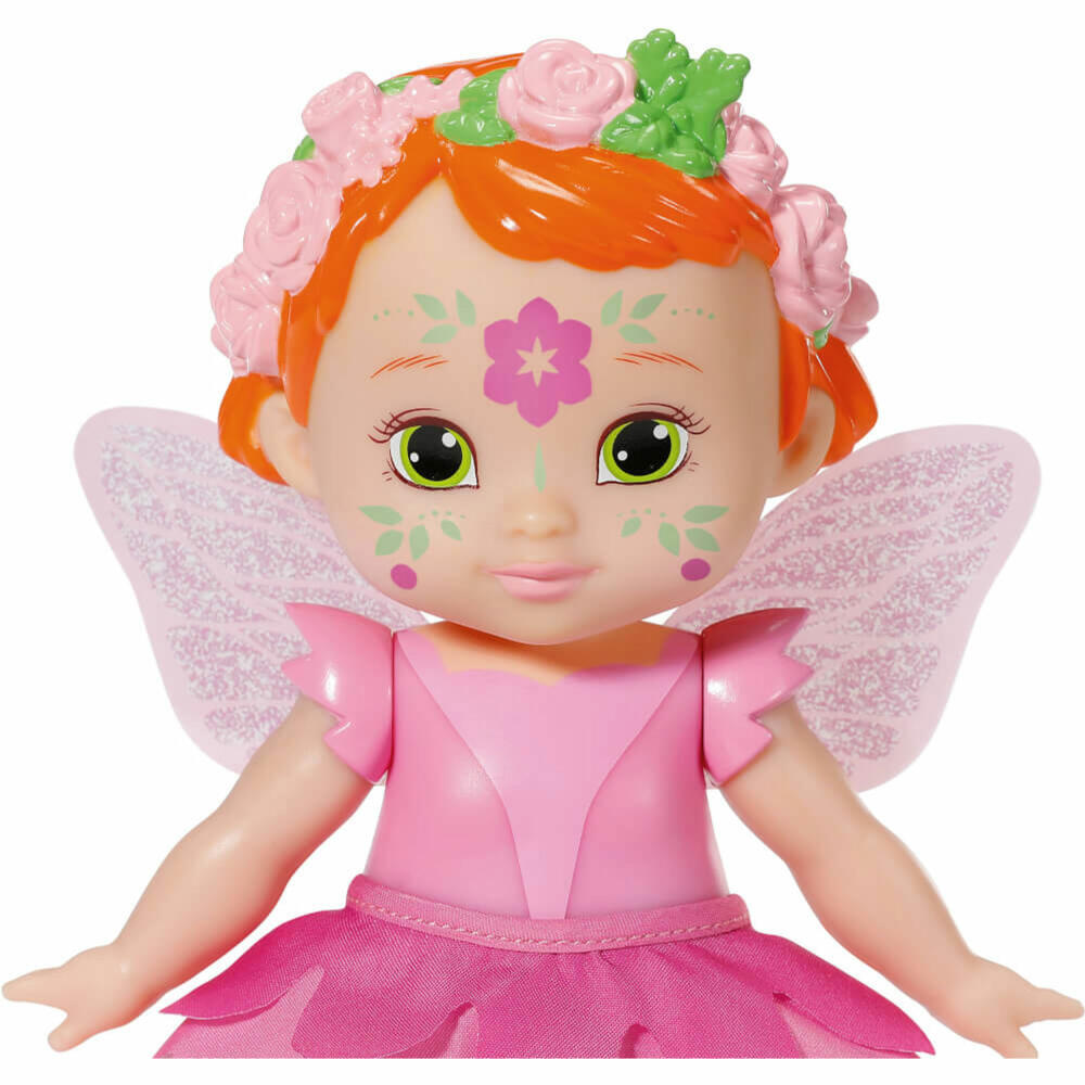 Zapf Creation BABY born Storybook Fairy Rose, Feen-Puppe, Spielpuppe, mit Flügelfunktion, 18 cm, 833797