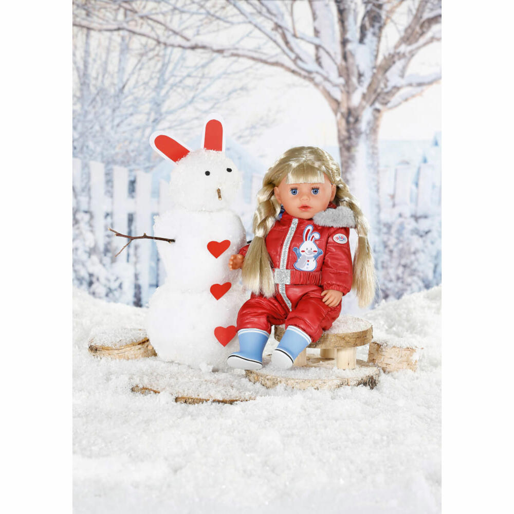 Zapf Creation BABY born Kindergarten Schneeanzug, Puppenkleidung, Puppen Kleidung, 36 cm, 833100