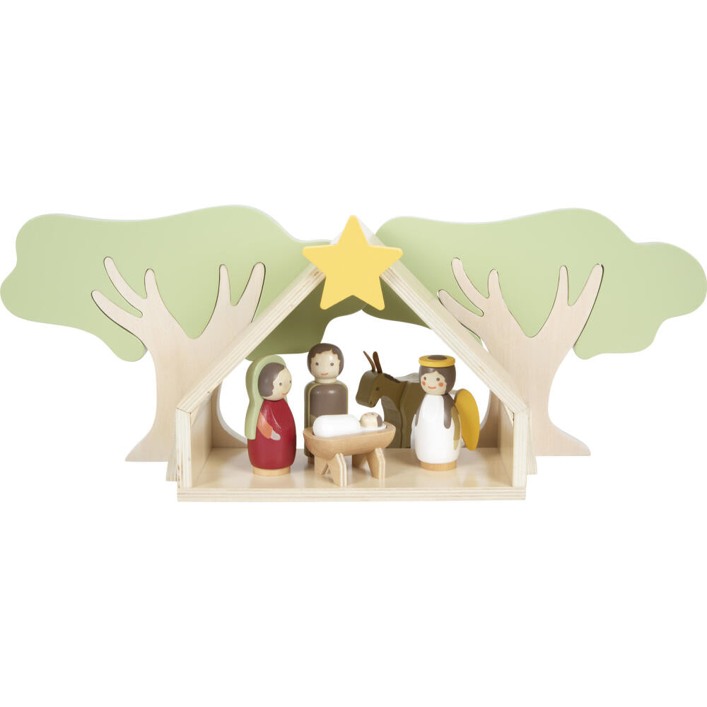 Legler Small Foot Playset Nativity Scene, Decoration, Christmas, Wood, from 3 years, 12356