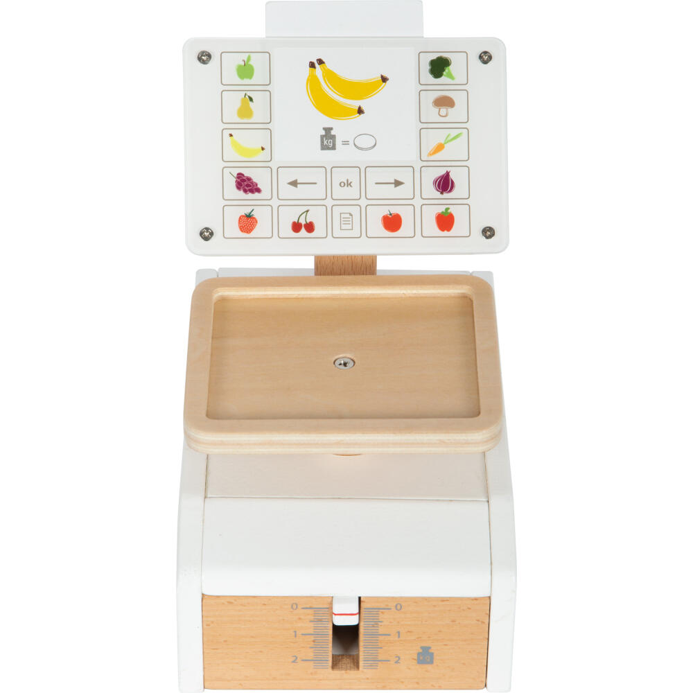 Legler Small Foot Waage Fresh, grocery store, children's grocery store, wood, from 3 years, 12418