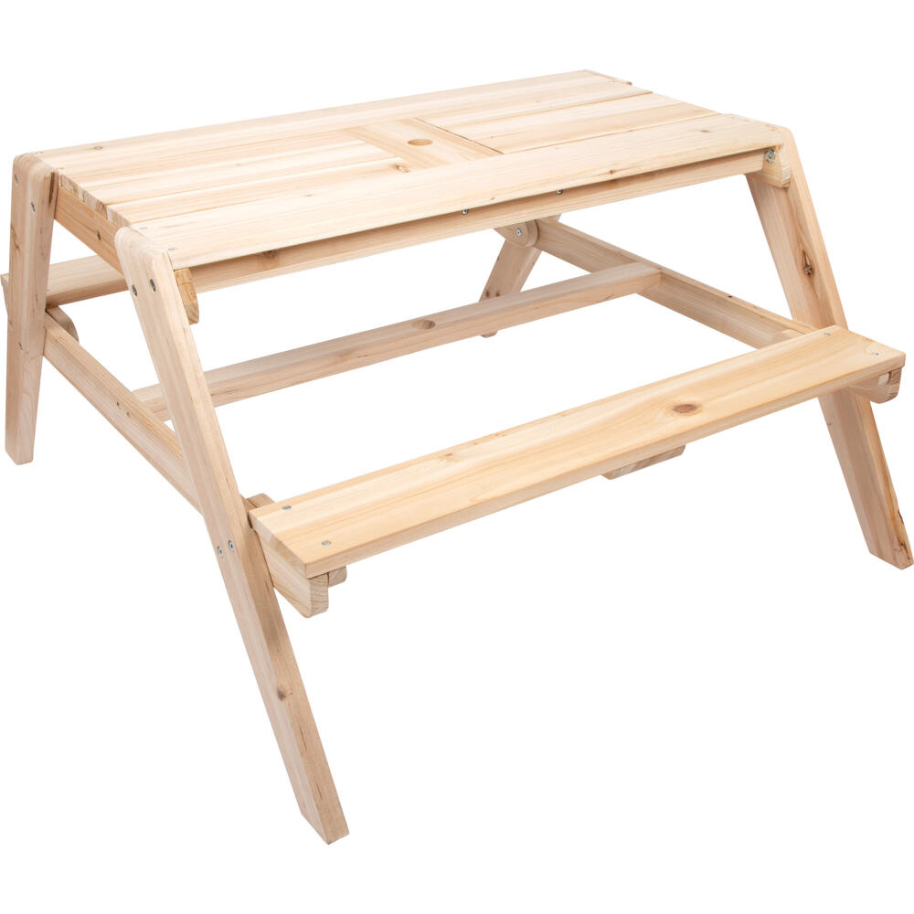 Legler Small Foot Kindersitzgruppe Matschtisch, Kinderspiel, Motorikspiel, Holz, ab 24 Monaten, 12422