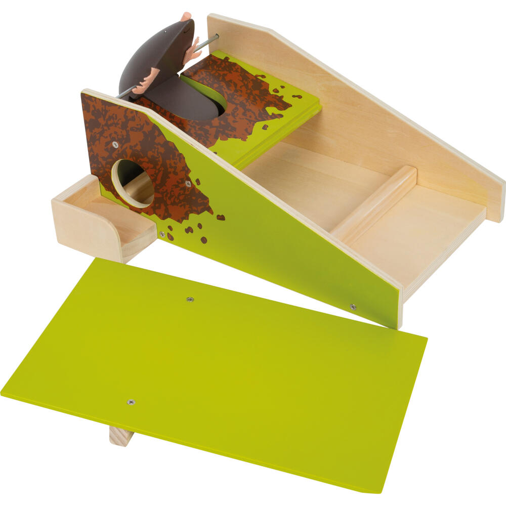 Legler Small Foot Kinder Minigolf-Set Maulwurf, Kinderspiel, Motorikspiel, Holz, ab 3 Jahren, 12439