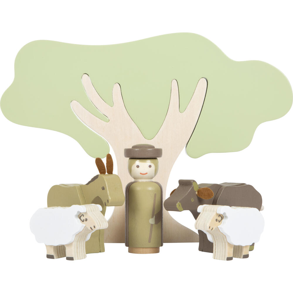 Legler Small Foot Playset Nativity Scene, Decoration, Christmas, Wood, from 3 years, 12356