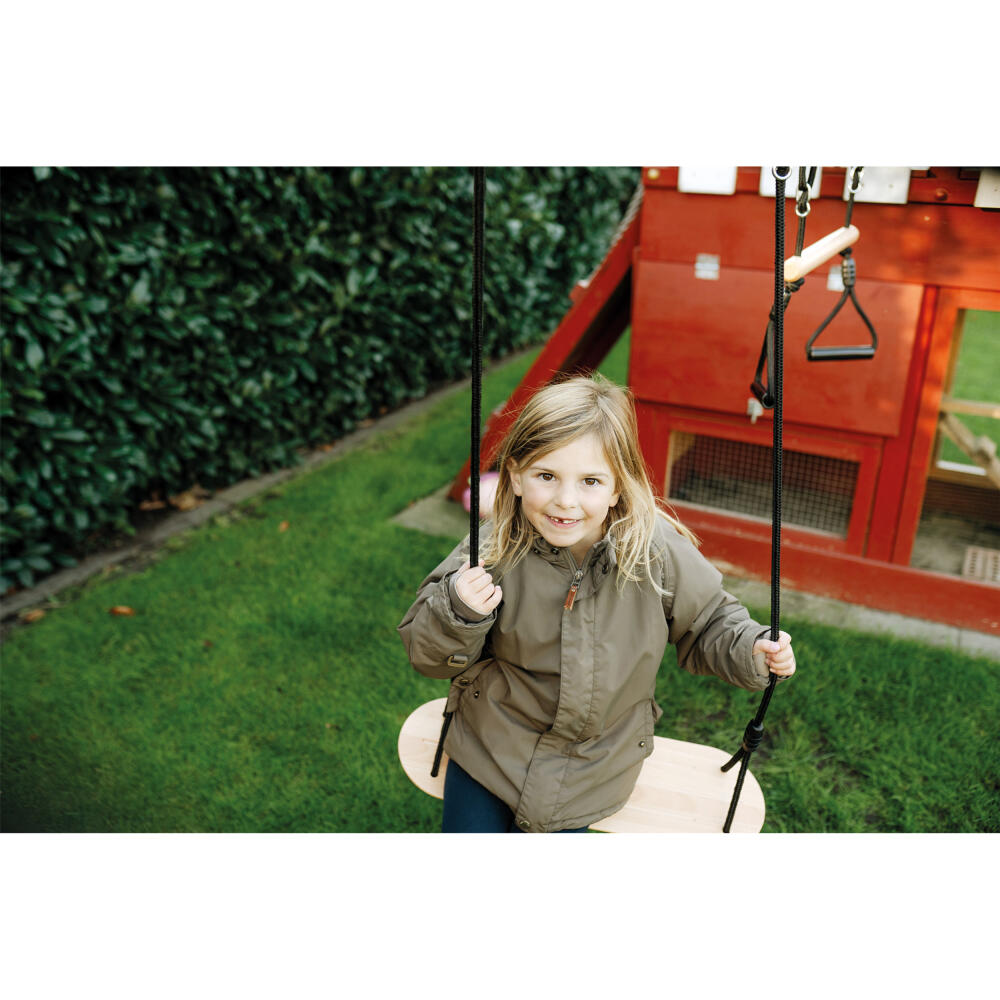 Legler Small Foot Board Swing XL Black Line, Educational Toy, Motor Skills Game, Wood, Ages 3+, 12407