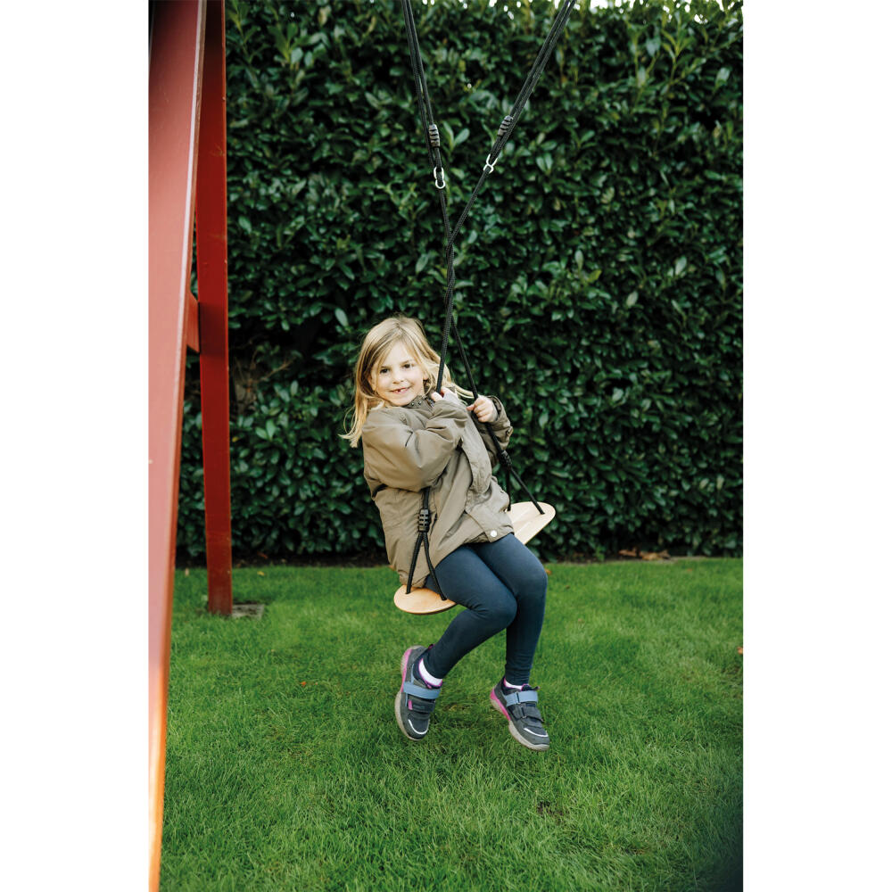 Legler Small Foot Board Swing XL Black Line, Educational Toy, Motor Skills Game, Wood, Ages 3+, 12407