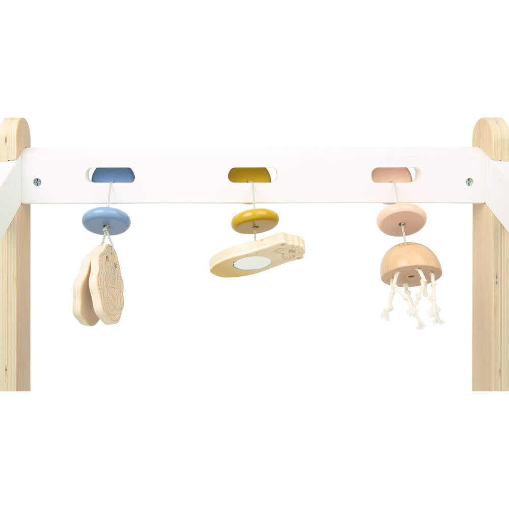 Legler Small Foot Baby Spielbogen Seaside, Kinderbett, Motorikspiel, Holz, ab 0 Monaten, 12334