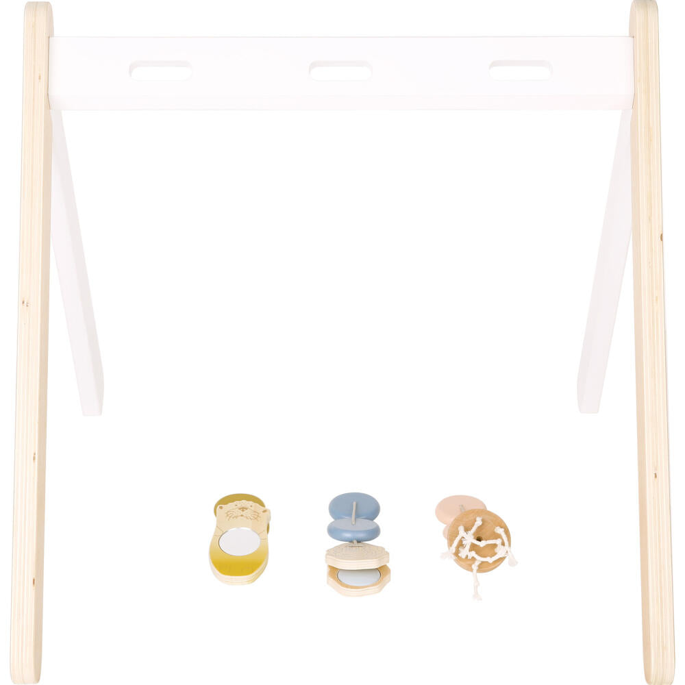 Legler Small Foot Baby Spielbogen Seaside, Kinderbett, Motorikspiel, Holz, ab 0 Monaten, 12334