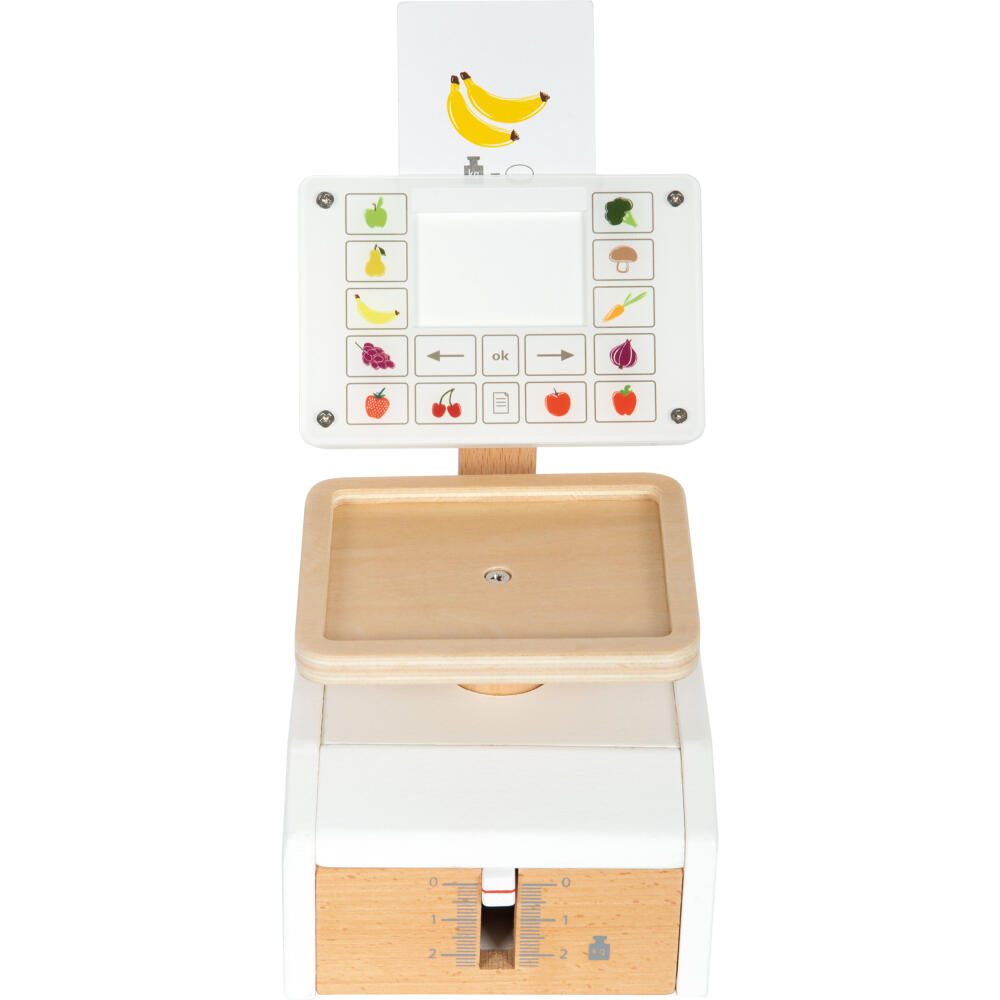 Legler Small Foot Waage Fresh, grocery store, children's grocery store, wood, from 3 years, 12418