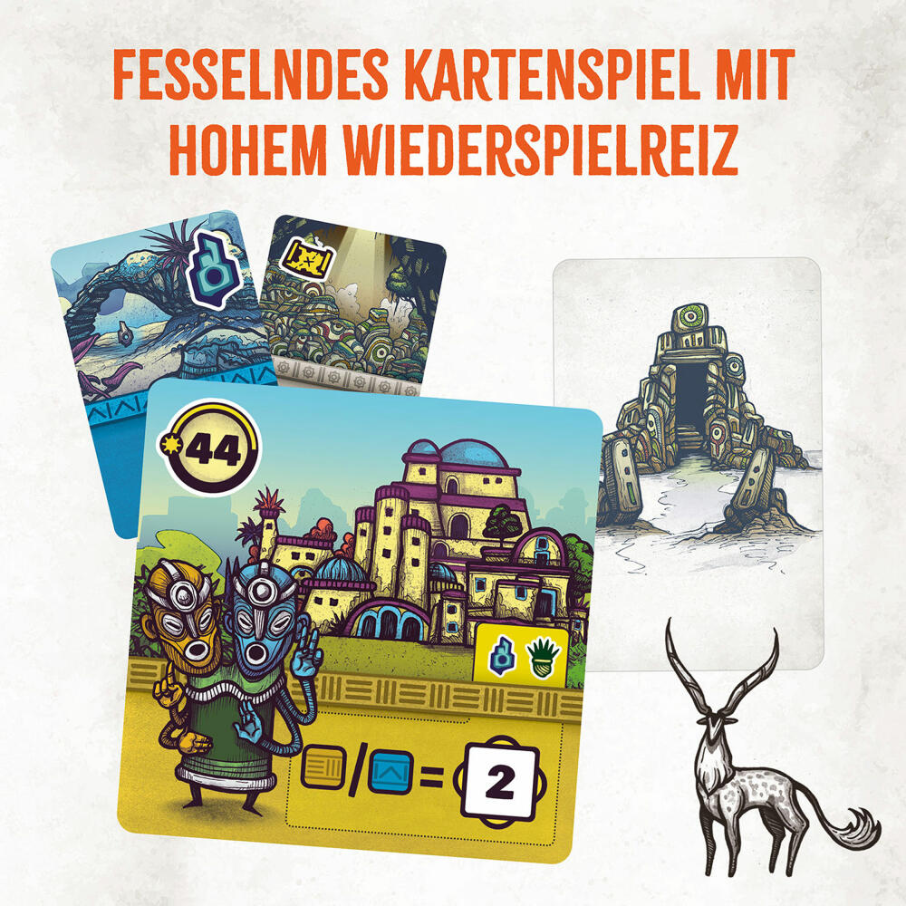 KOSMOS Faraway, Kartenspiel, Strategiespiel, Gesellschaftsspiel, ab 10 Jahren, 684709