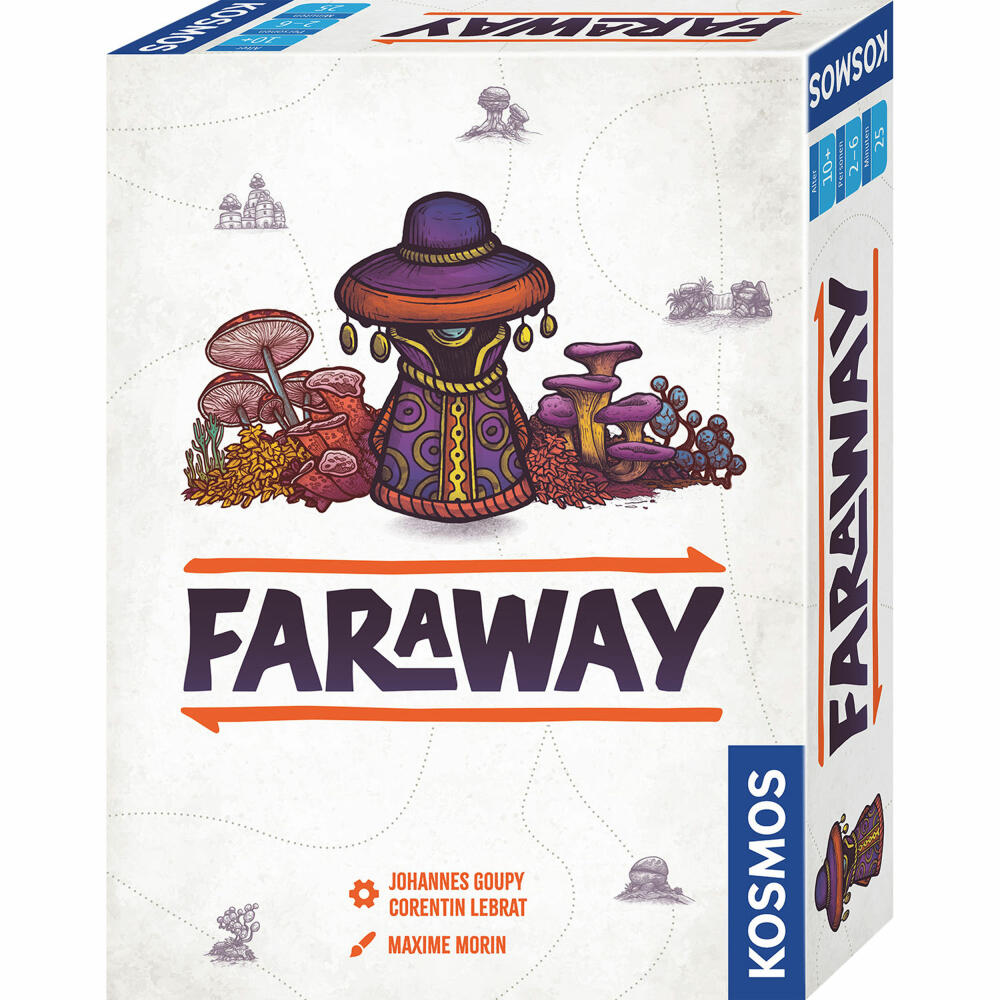 KOSMOS Faraway, Kartenspiel, Strategiespiel, Gesellschaftsspiel, ab 10 Jahren, 684709