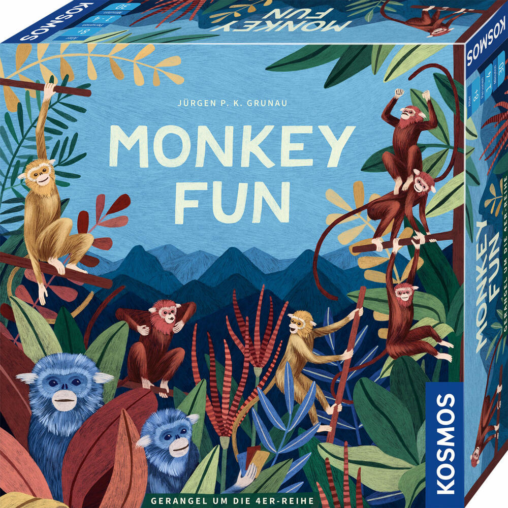 KOSMOS Monkey Fun, Familienspiel, Gesellschaftsspiel, Brettspiel, ab 8 Jahren, 683740