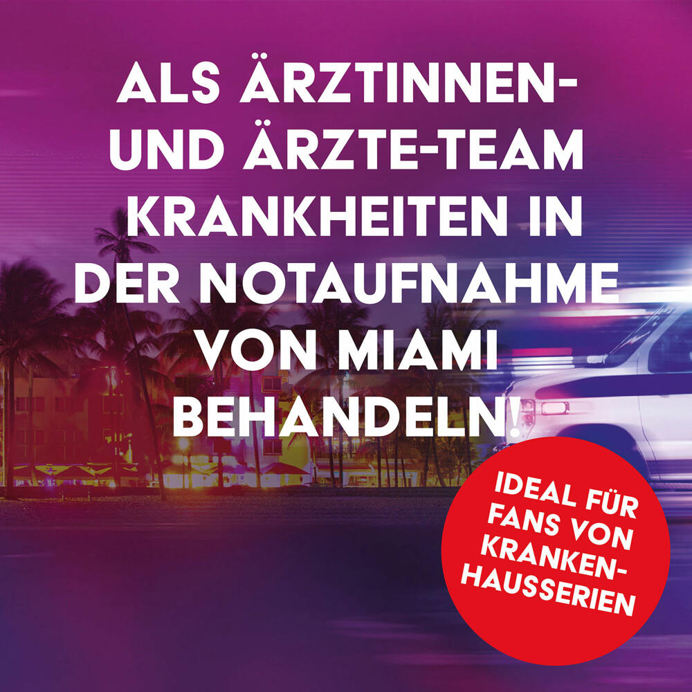 KOSMOS Medical Mysteries Miami, kooperatives Erlebnisspiel, Gesellschaftsspiel, ab 16 Jahren, 684426