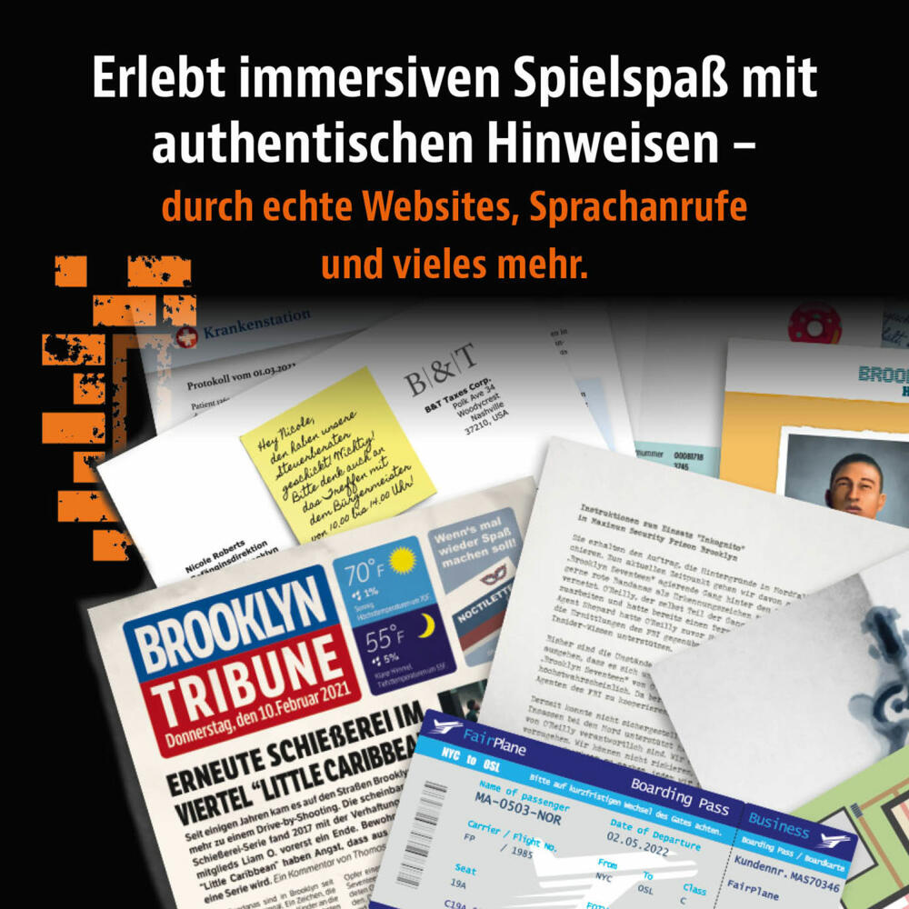 KOSMOS Masters of Crime Inkognito, Krimispiel, Gesellschaftsspiel, ab 14 Jahren, 683832