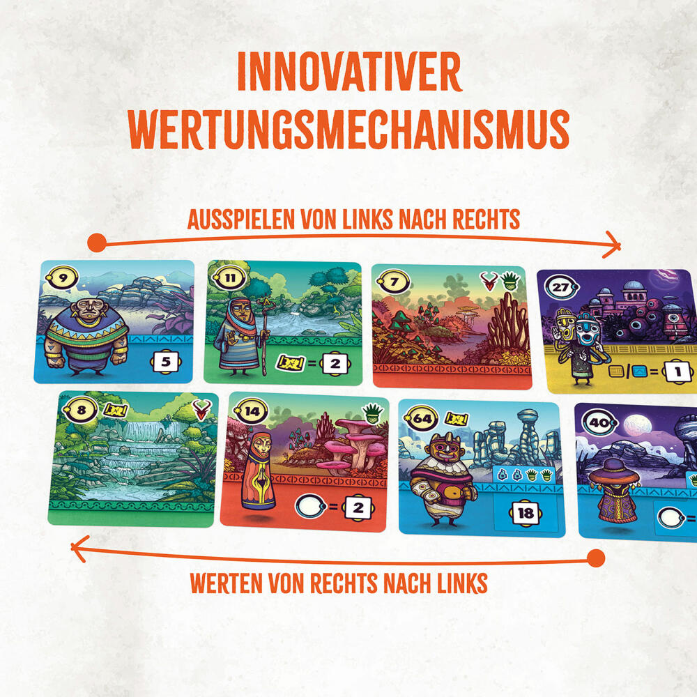 KOSMOS Faraway, Kartenspiel, Strategiespiel, Gesellschaftsspiel, ab 10 Jahren, 684709