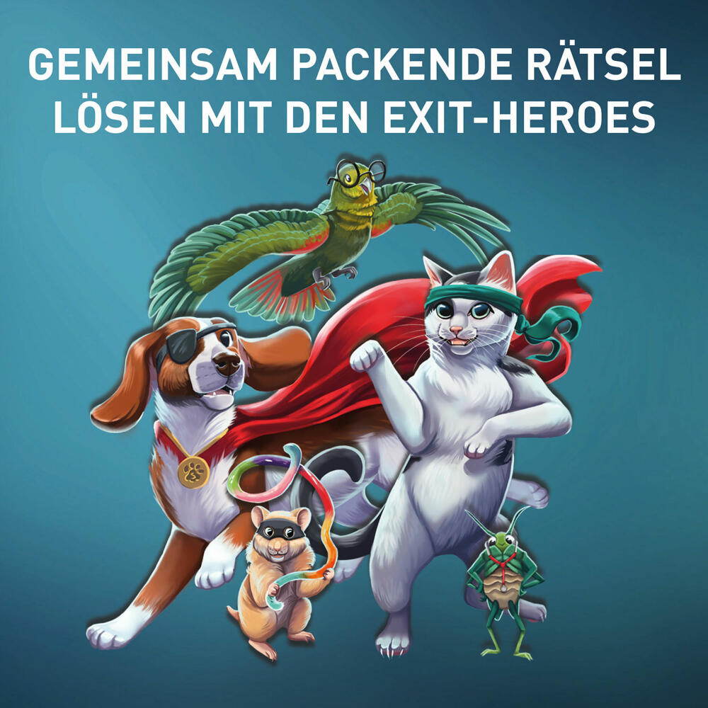 KOSMOS EXIT Das Spiel Family: Schloss Gemeinstein Mission Candyland, Escape Room Spiel, Abenteuerspiel, ab 8 Jahren, 684662
