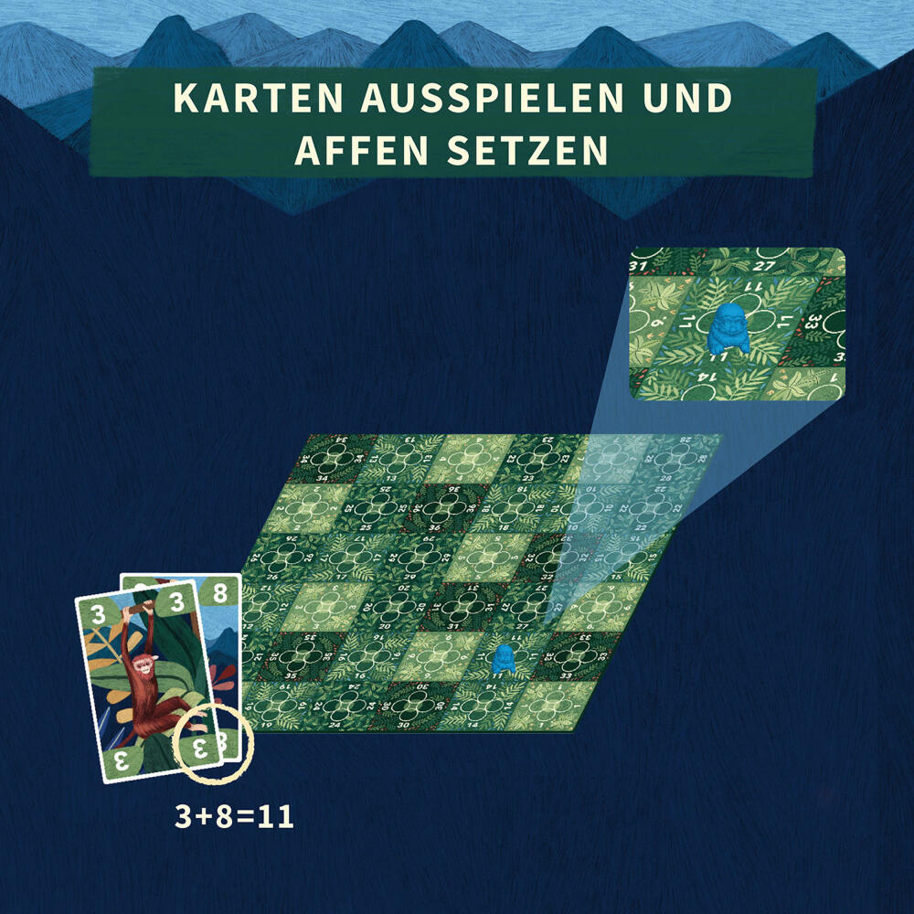 KOSMOS Monkey Fun, Familienspiel, Gesellschaftsspiel, Brettspiel, ab 8 Jahren, 683740