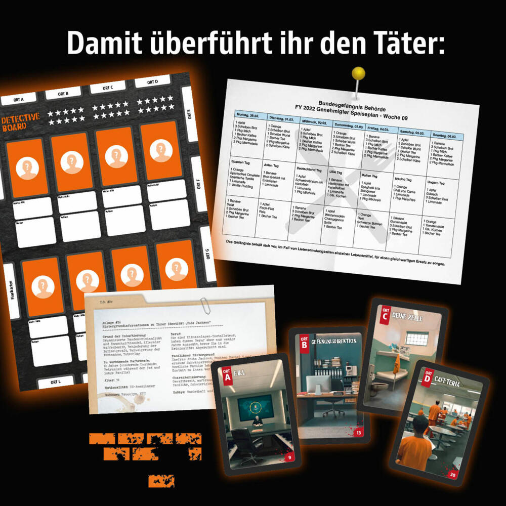 KOSMOS Masters of Crime Inkognito, Krimispiel, Gesellschaftsspiel, ab 14 Jahren, 683832