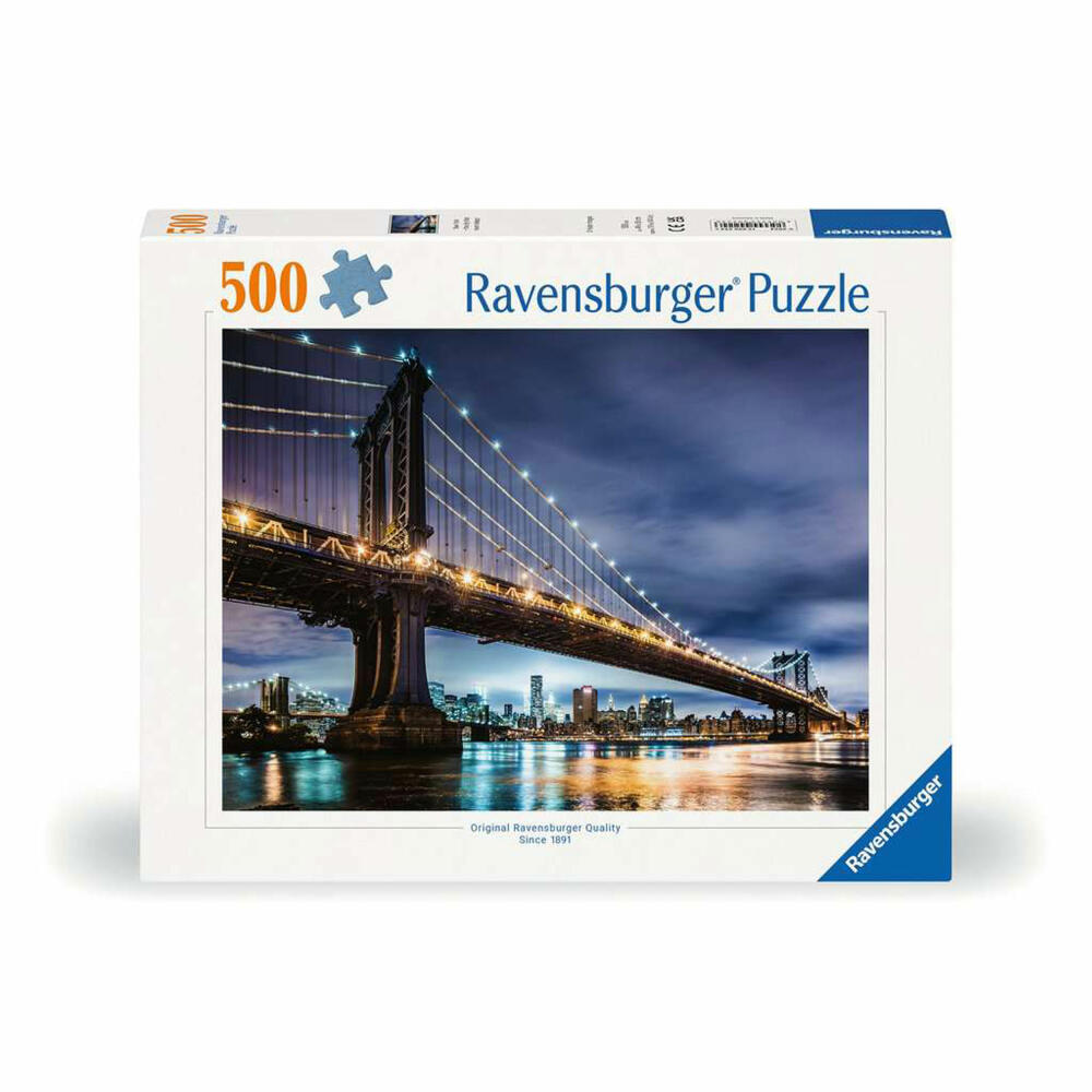 Ravensburger Puzzle New York - die Stadt, die niemals schläft, Erwachsenenpuzzle, 500 Teile, 12000224