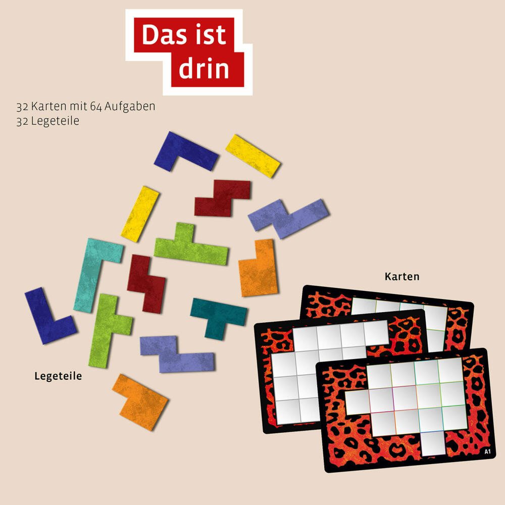 KOSMOS Ubongo! Mini, Bring Along Game, Board Game, Logic Game, Family Game, Board Game, 712679