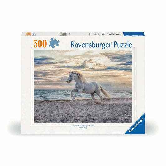 Ravensburger Puzzle Horse on the Beach, Adult Puzzle, 500 Pieces, 12000222