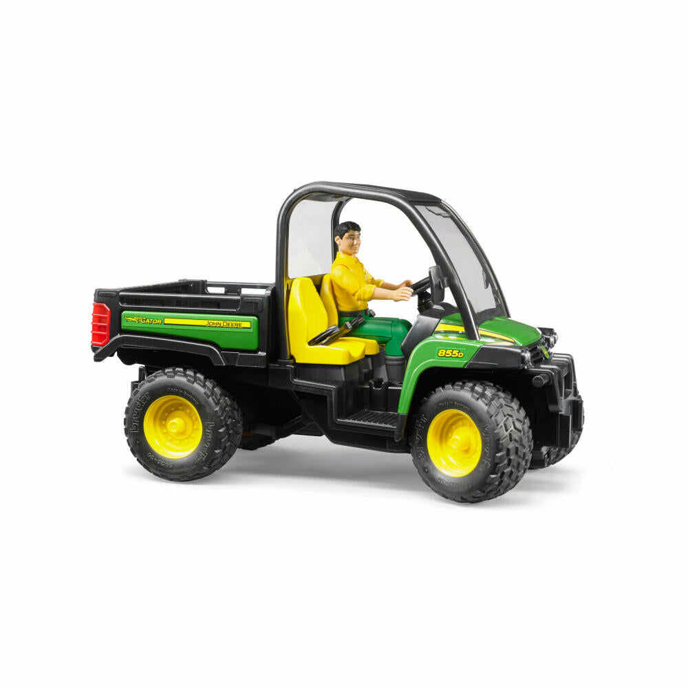Bruder Landwirtschaft John Deere Gator XUV 855D, mit Fahrer, Modellfahrzeug, Modell Fahrzeug, Spielzeug, 02490