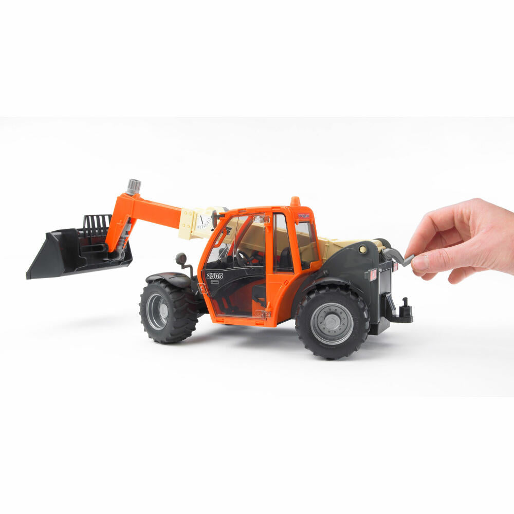 Bruder Construction Vehicles JLG 2505 Telescopic Loader, Excavator, Model Vehicle, Model Vehicle, Toy, 02140