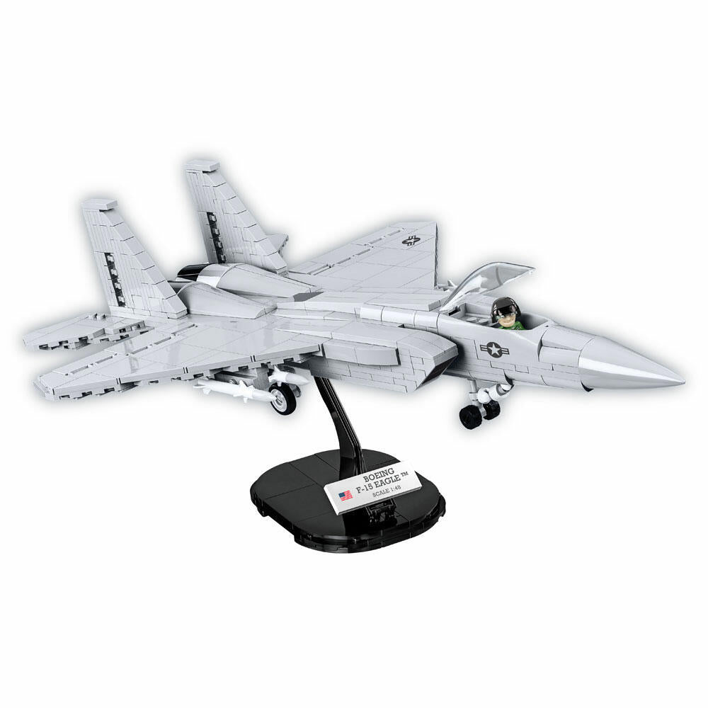 COBI Armed Forces F-15 Eagle, Kampfflugzeug, Flugzeug, Konstruktionsbausteine, Spielzeug, Kunststoff, 640 Teile, 5803
