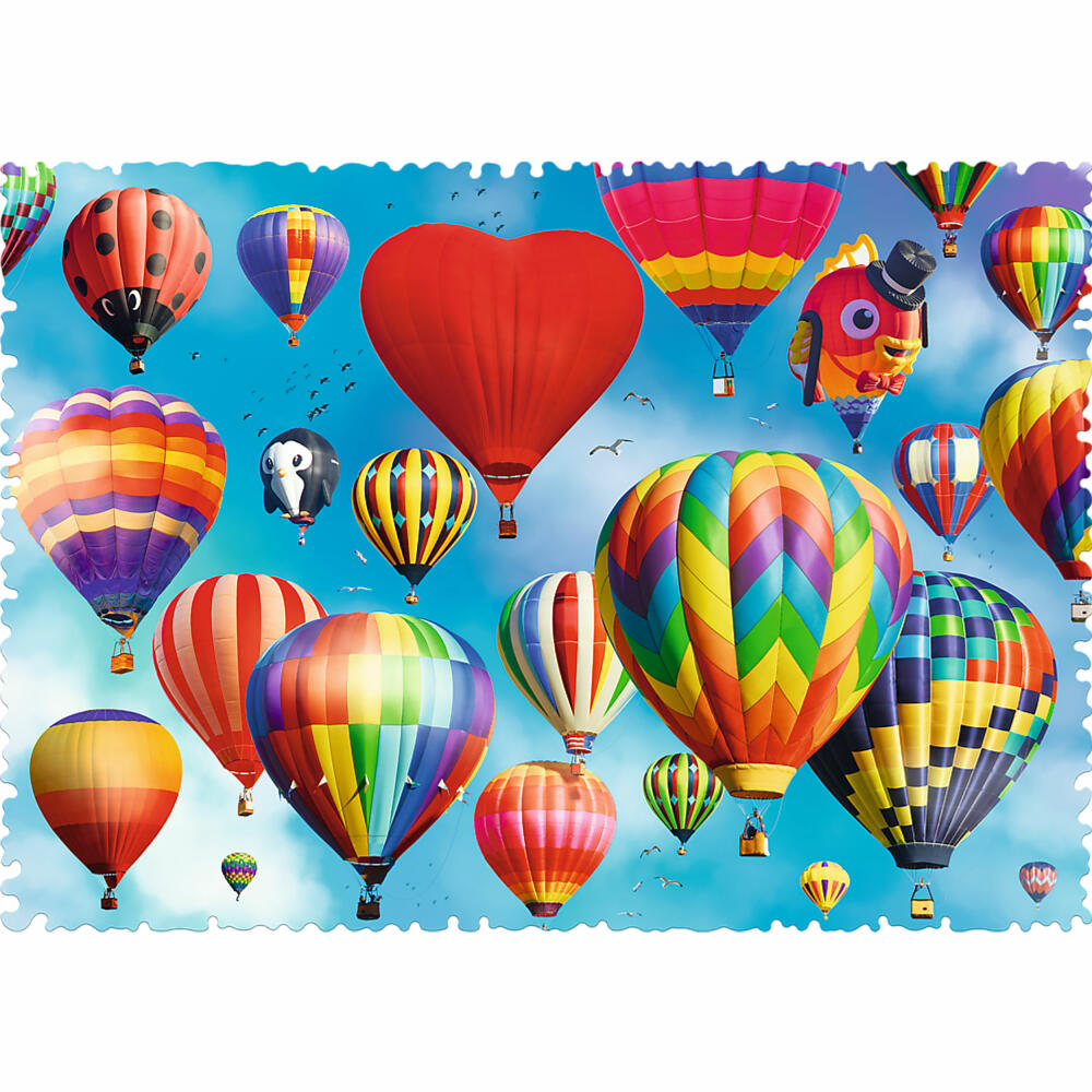 Trefl Puzzle Crazy Shapes Bunte Ballons, 600 Teile, 68.3 x 48 cm, 11112