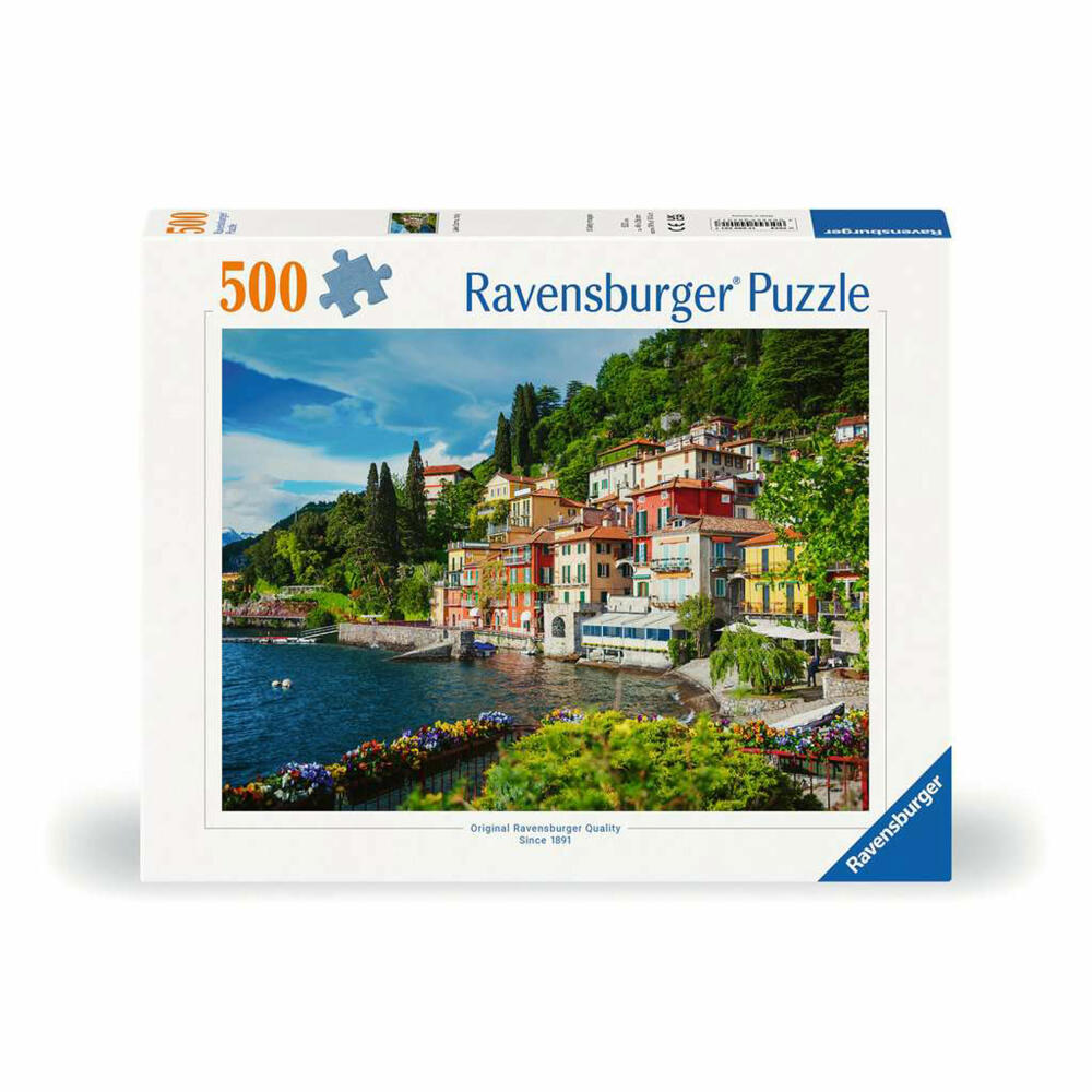 Ravensburger Puzzle Comer See - Italien, Erwachsenenpuzzle, 500 Teile, 12000201