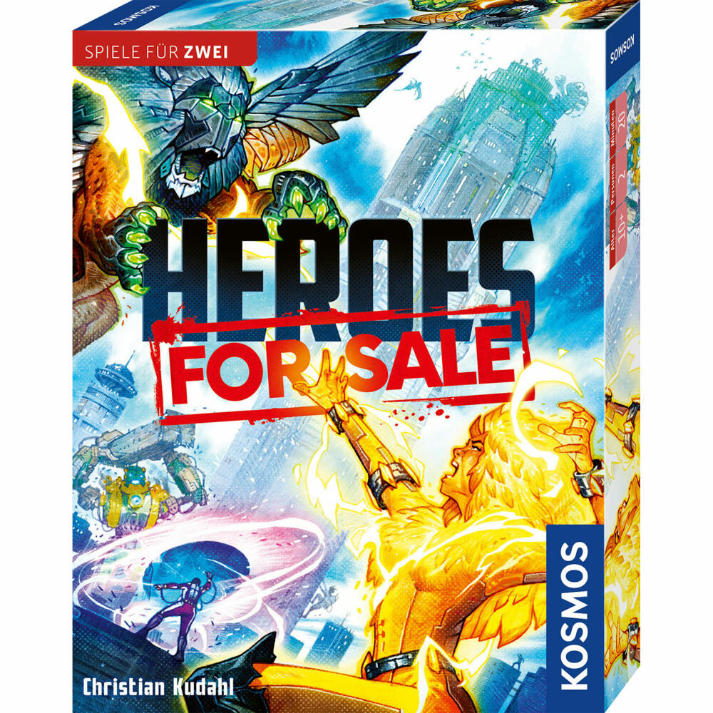 KOSMOS Heroes for Sale, Kartenspiel, Duell Spiel, Spiel, ab 10 Jahren, 741839