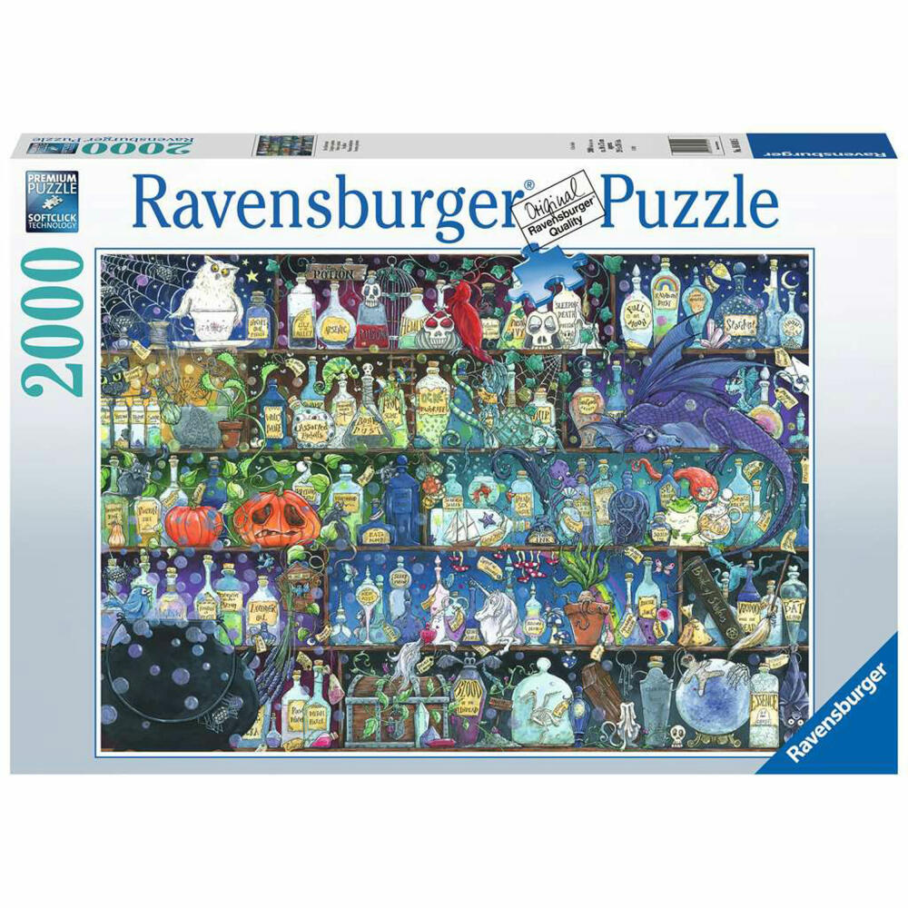 Ravensburger Puzzle Der Giftschrank, Erwachsenenpuzzle, 2000 Teile, 16010
