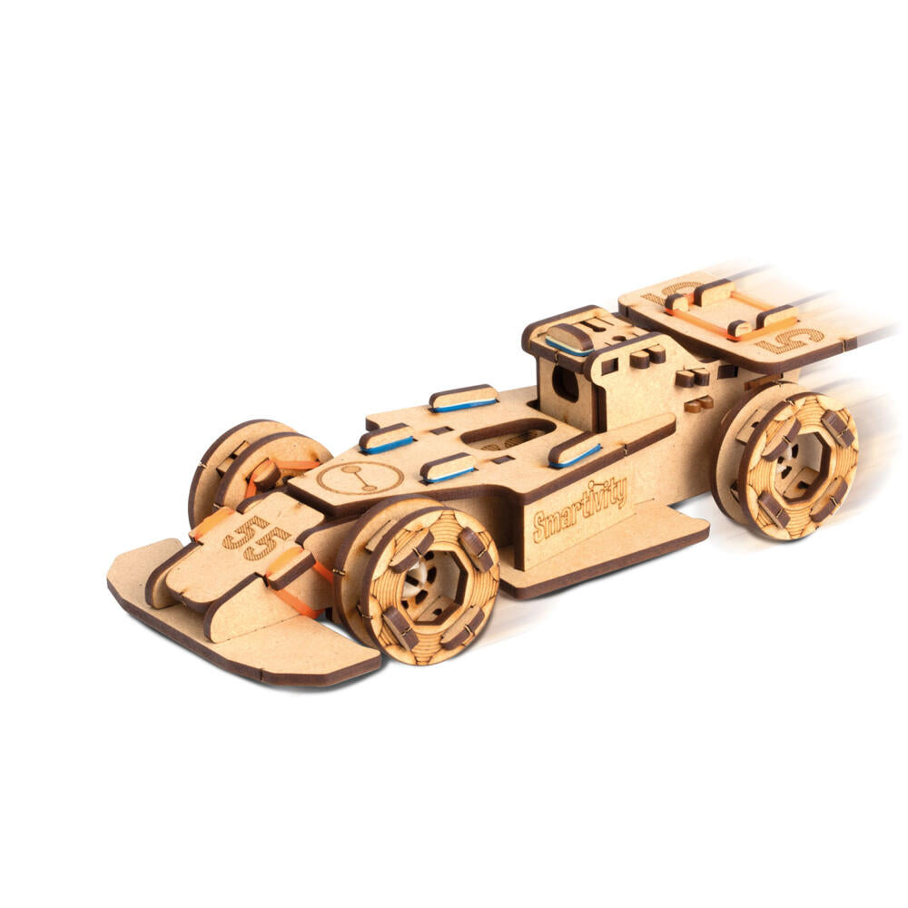 Smartivity Bausatz Speedster, Kinderspiel, Logikspiel, Lernspielzeug, ab 6 Jahren, Holz, STY 001