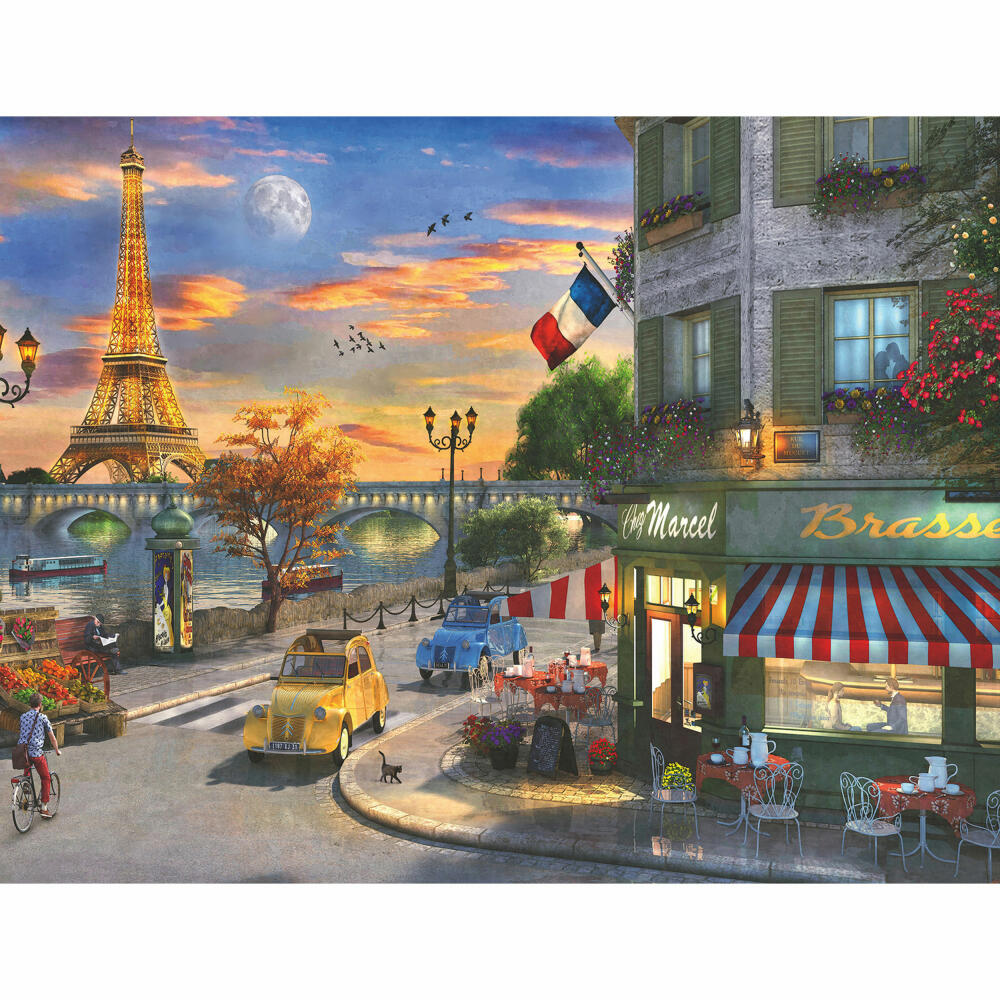 Ravensburger Romantische Abendstunde in Paris, Puzzle, Erwachsenenpuzzle, Erwachsenen Puzzles, 2000 Teile, 16716