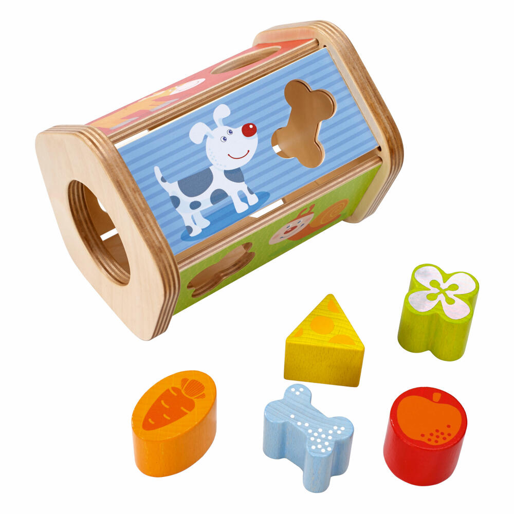 HABA Sortierbox Stech-Snack, Kinder Spiel, Steckspiel, Stapelspiel, Sortierspiel, Spielzeug, 302973