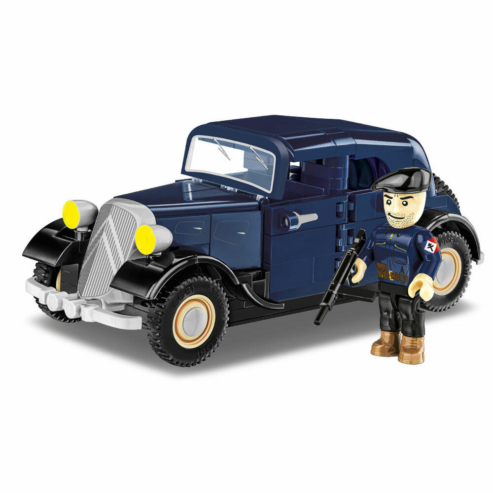 COBI interlocking brick set 1934 Citroen Traction 7A, World War 2 Historical Collection, car, interlocking bricks, 222 pieces, 2263
