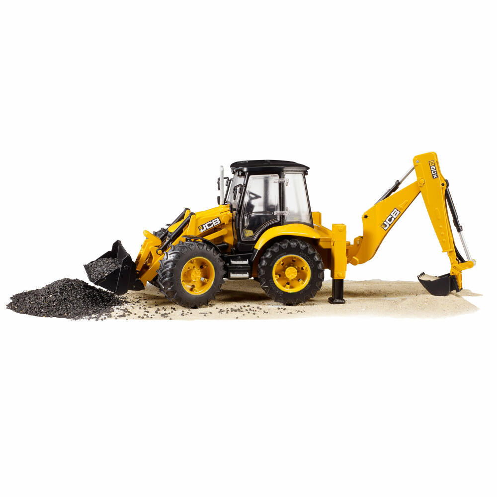 Bruder Baufahrzeuge JCB 5CX Eco Baggerlader, Bagger, Modellfahrzeug, Modell Fahrzeug, Spielzeug, 02454