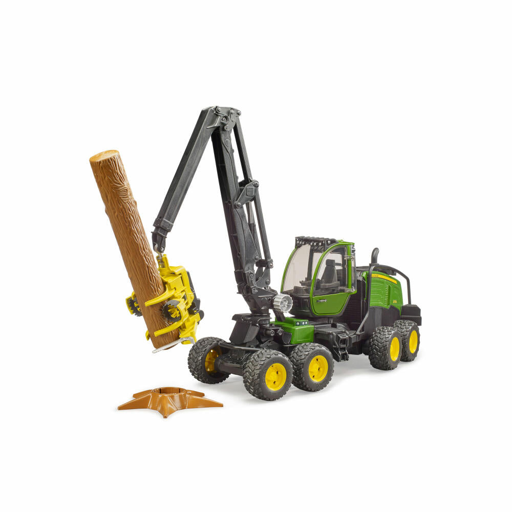 Bruder Forestry John Deere 1270G Harvester, Harvesting Machine, Model Vehicle, Model Vehicle, Toy, 02135