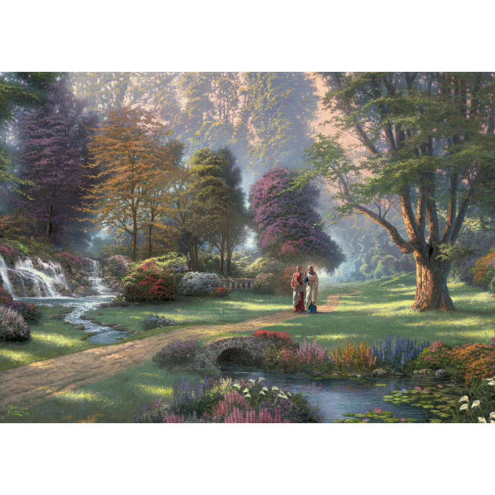 Schmidt Spiele Spirit Path of Faith, Thomas Kinkade, Puzzle, Adult Puzzle, 1000 Pieces, 59677