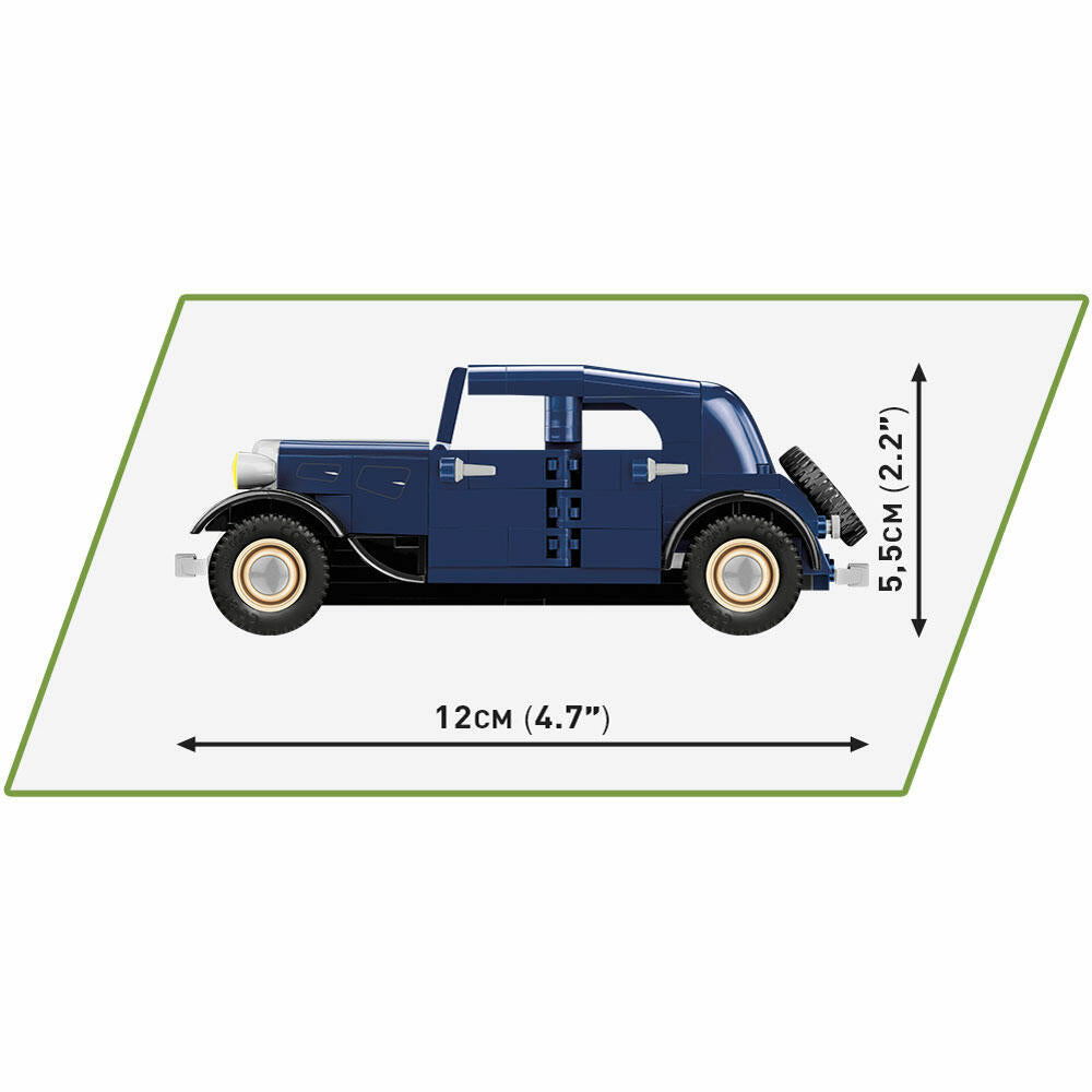 COBI interlocking brick set 1934 Citroen Traction 7A, World War 2 Historical Collection, car, interlocking bricks, 222 pieces, 2263