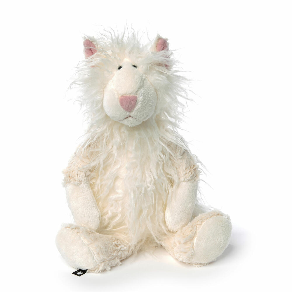 sigikid BEASTS cuddly toy cat St. Monic, plush toy, cuddly toy, cuddly animal, white, 39623