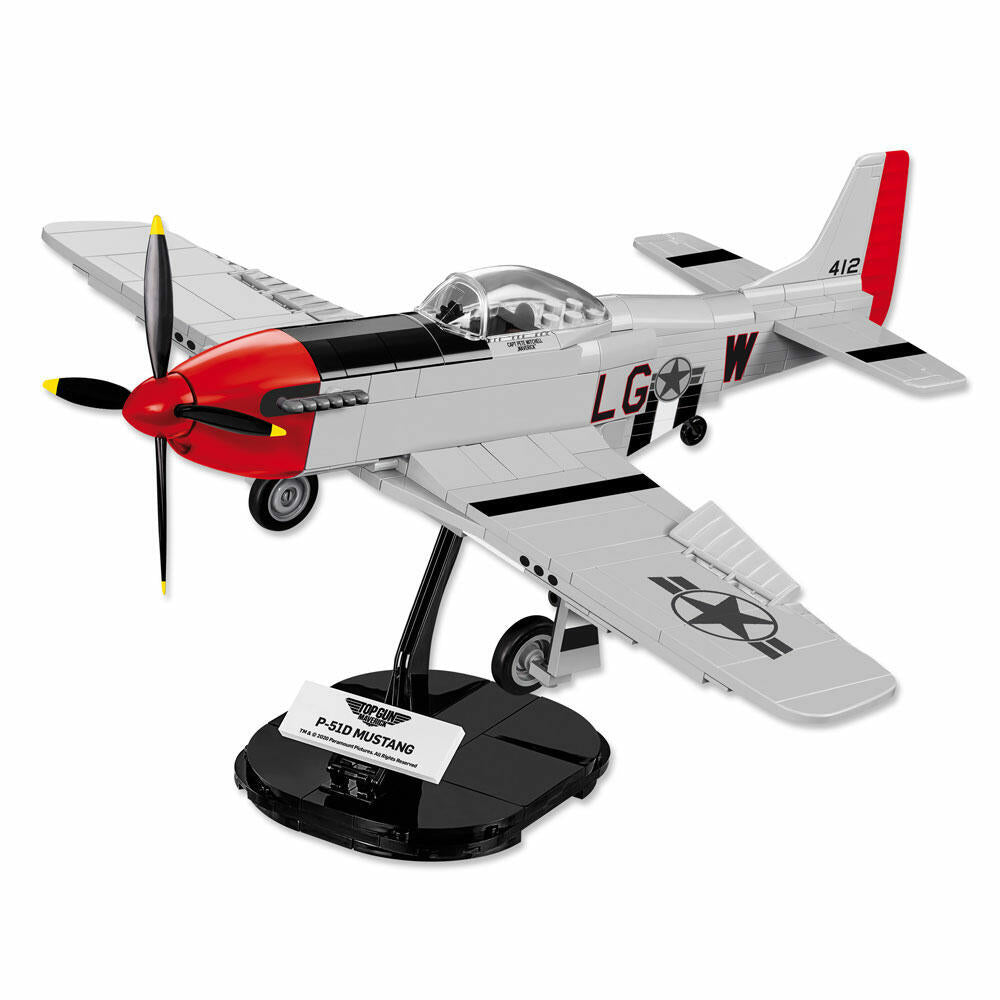 COBI Top Gun Mustang P-51D, Military, Soldiers, Aircraft, Toy, Construction Blocks, Plastic, 165 Parts, 5806