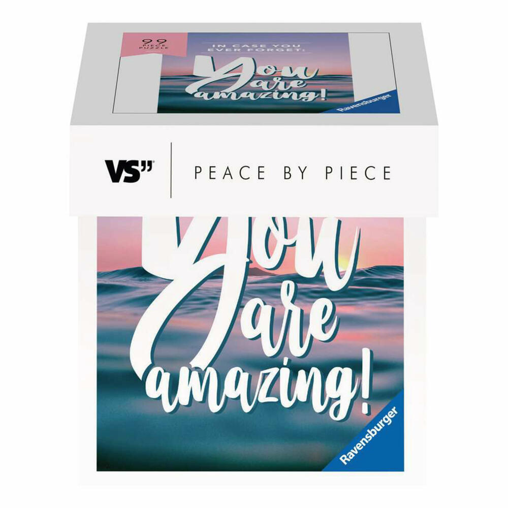 Ravensburger Puzzle In case you ever forget: You are amazing!, Erwachsenenpuzzle, Visual Statements, 99 Teile, 16966