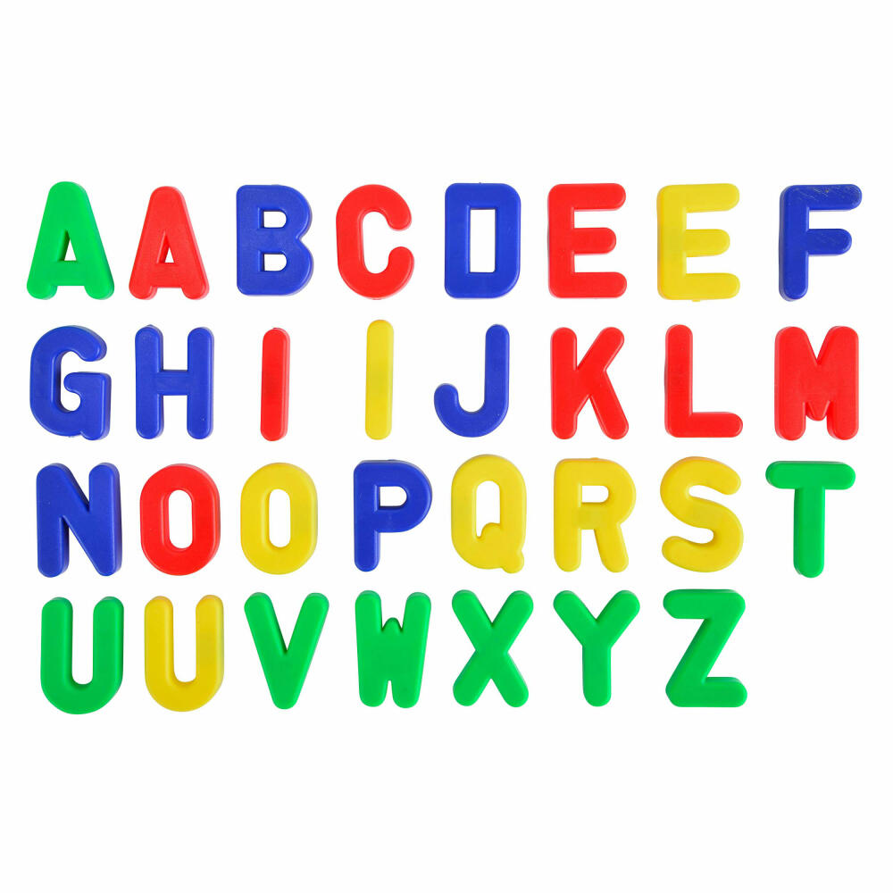 Simba A&F Magnet-Großbuchstaben, Magnet Buchstaben, ABC, Lernspielzeug, Kinder Spielzeug, 31 Stück, 104591456