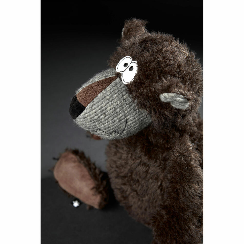 sigikid BEASTS cuddly toy bear Bonsais Big Brother, plush toy, cuddly toy, cuddly animal, dark brown, 39610