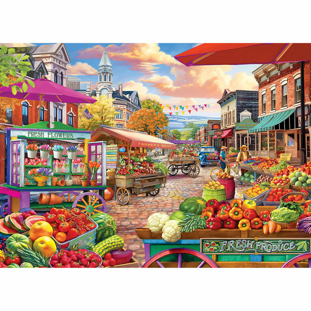 Eurographics Puzzle Markttag, Smart Cut, 1000 Teile, 68 x 48 cm, 6000-5860
