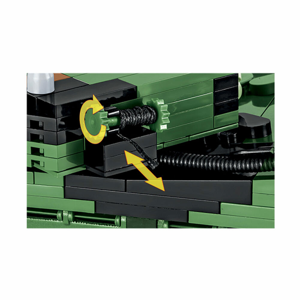 COBI Small ArmyLeopard 2 A4, Military, Soldiers, Tank, Toy, Construction Blocks, 864 Pieces, 2618