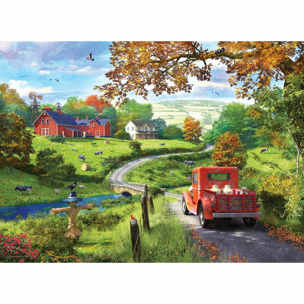 Eurographics Puzzle Die Landstraße von Dominic Davison, 1000 Teile, 68 x 48 cm, 6000-0968