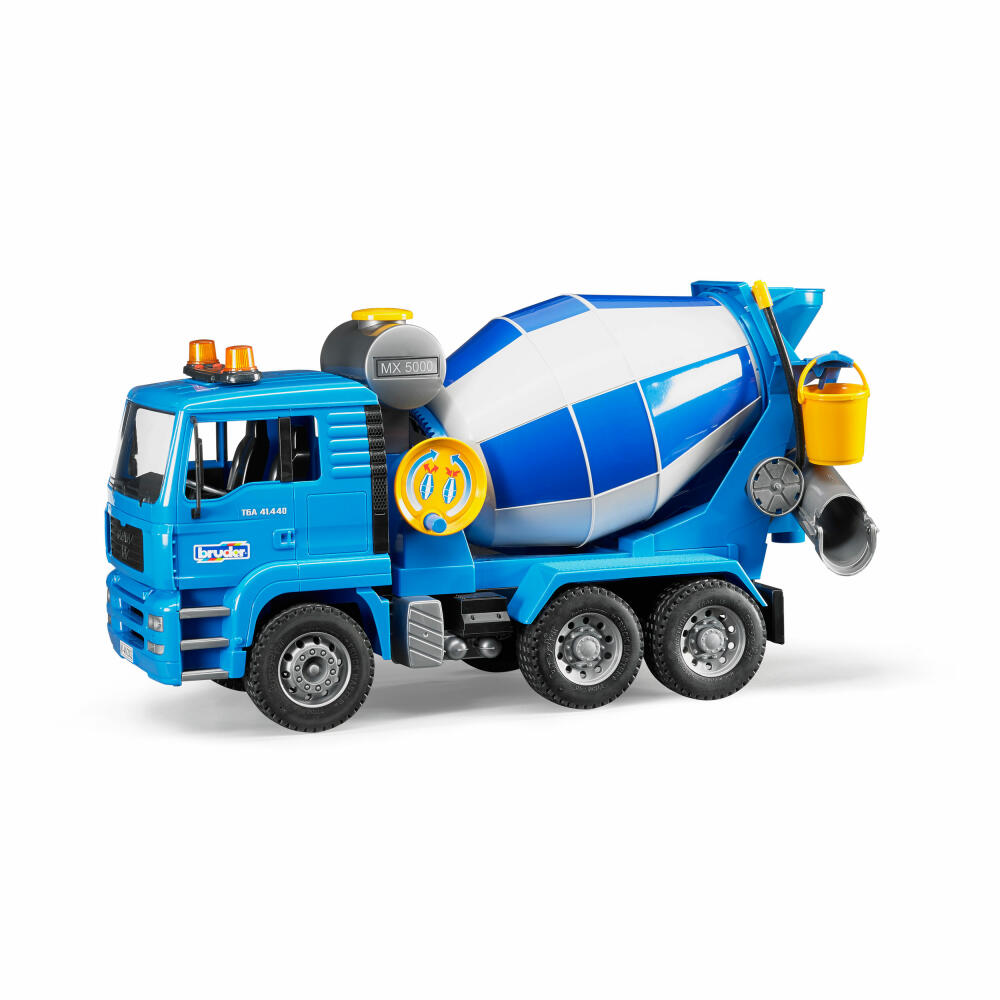 Bruder Baufahrzeuge MAN TGA Betonmisch-LKW, Betonmischer, Modellfahrzeug, Modell Fahrzeug, Spielzeug, 02744